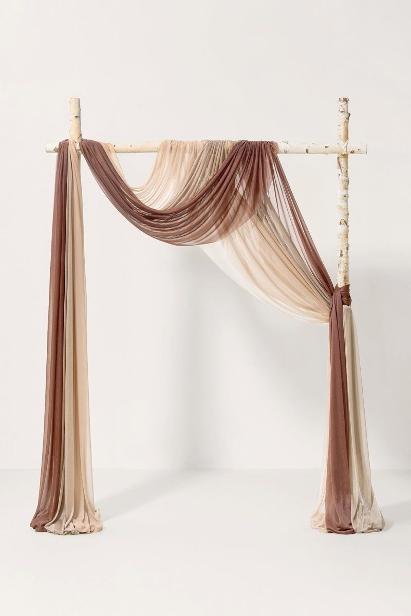 Easy Hanging Sheer Arch Draping (Set of 3) - Image 25