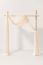 Easy Hanging Sheer Arch Draping (Set of 3)