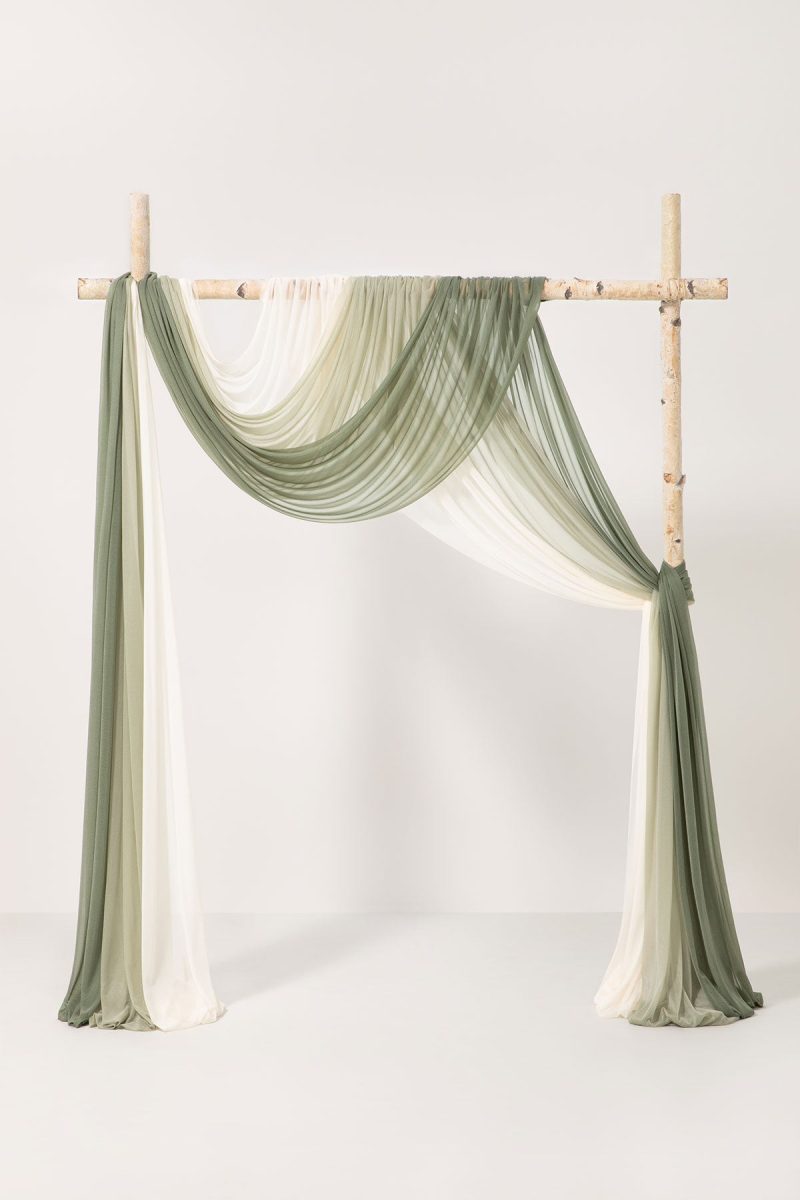 Easy Hanging Sheer Arch Draping (Set of 3) - Image 15