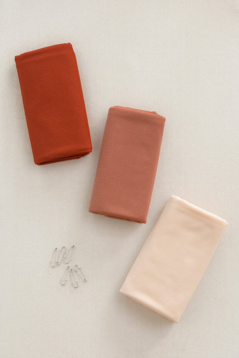 Wedding Arch Drapes in Burnt Orange & Scarlet - Image 4