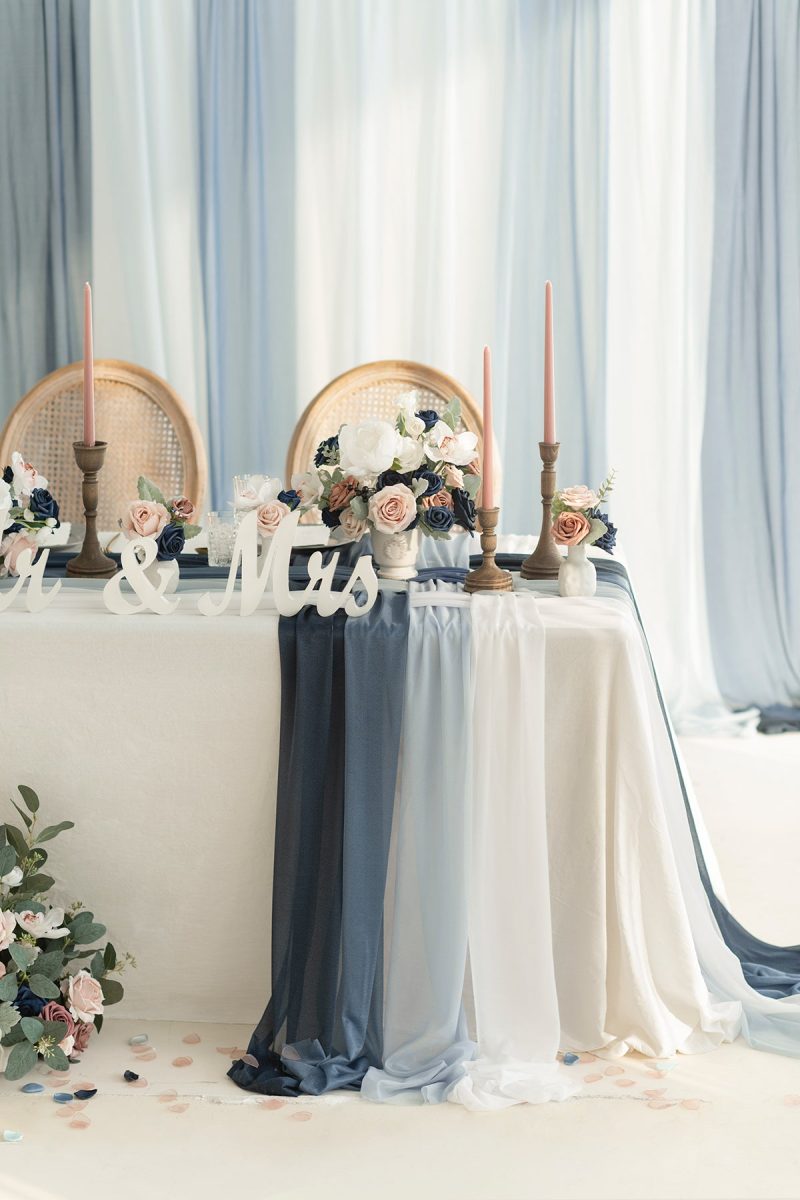 Weave Wedding Table Runner for Reception (Set of 8) - Image 8