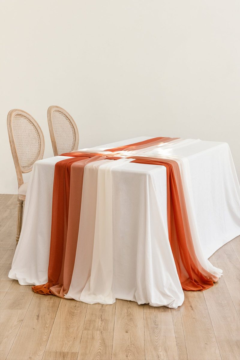 Weave Wedding Table Runner for Reception (Set of 8) - Image 14
