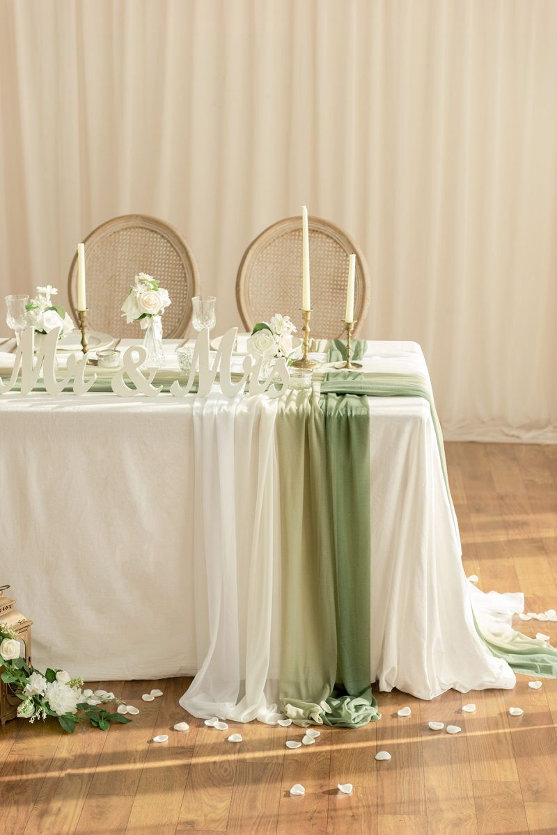 Weave Wedding Table Runner for Reception (Set of 8) - Image 4