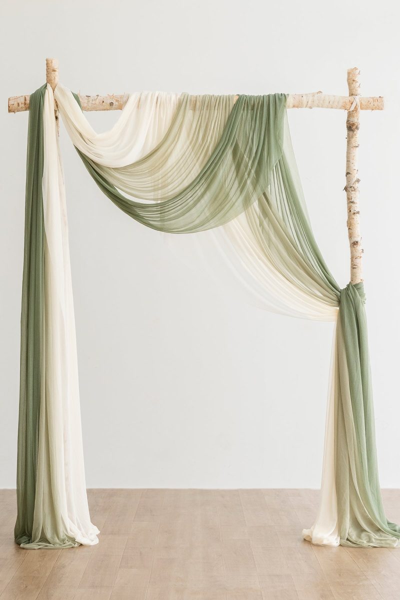 Easy Hanging Sheer Arch Draping (Set of 3) - Image 16