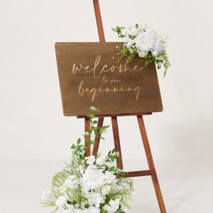 Deluxe Combo Set Flower Sign Decor in May Lily & Olive